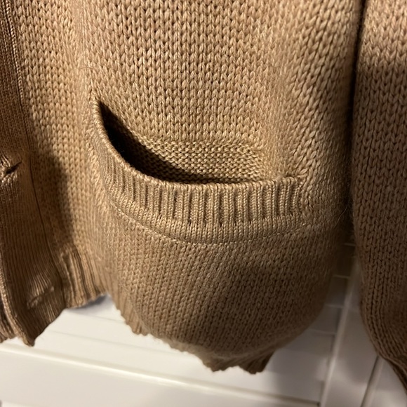 Racquet Club Grandpa Sweater with suede patches on elbows Size Large - Picture 3 of 14